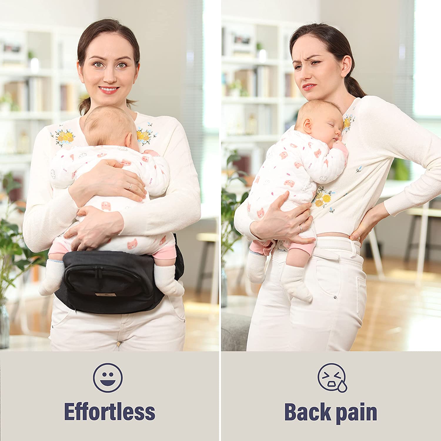 Generic Ergonomic Baby Carrier Infant Baby Hipseat Carrier Front